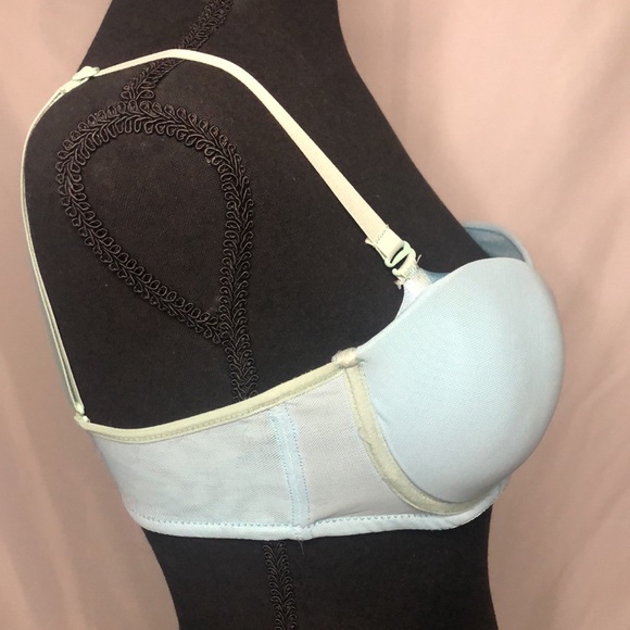 LA VIE EN ROSE light blue and green bra. Size 34 C. - Picture 7 of 12